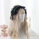 Black Lace Gothic Lolita Headband (LG129)